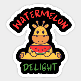 Watermelon delight Sticker